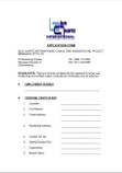Employment Application